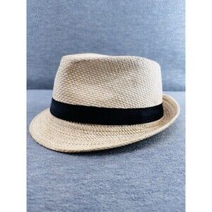 WESTEND - Men's Size L/XL Paper Straw Woven Style Fedora Hat   H5